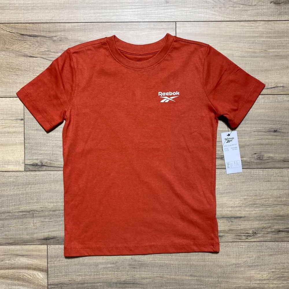 Reebok Boy’s Short Sleeve Crew Neck T-Shirt Size 8 Nutmeg
